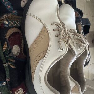 FootJoy White and Tan Shoes